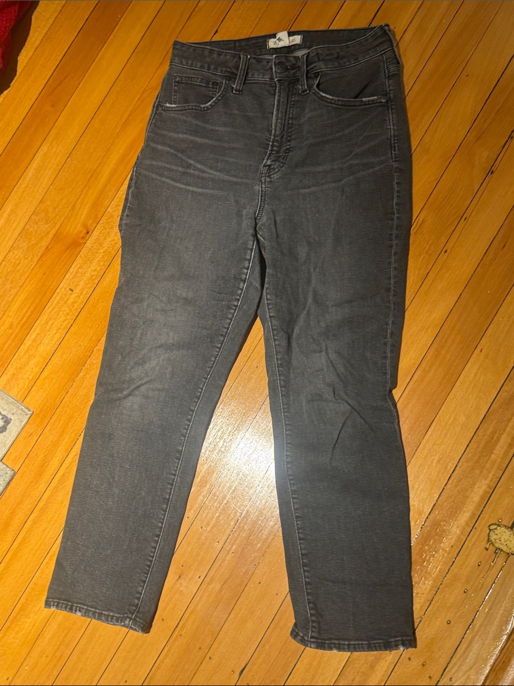Madewell The Curvy Perfect Vintage Jean โ Washed Charcoal